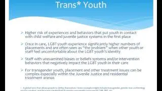 True Colors Inc: System Experiences Serving Gender Non-conforming Youth