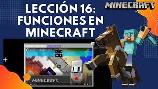 ⚡✅ Lecci&oacute;n 16 Funciones en Minecraft Tutorial 100% [Completo] y Rapido✅⚡ *MIRALO*