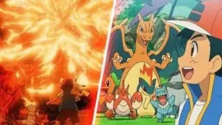 Ash & Gary vs Moltress ||Ash's Infernape vs Moltress || Gary Oak returns ||Ash's Infernape returns