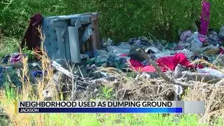 Neighborhood used as dumping ground