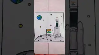 ISRO  Chandrayaan 3 rocket launch Drawing || Part -2