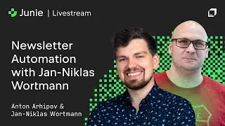 Junie Livestream #3: Newsletter automation with Jan-Niklas Wortmann