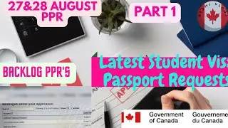 Latest PPR Timelines of 27 and 28 August|today's PPR Timelines #ircc #pprtrendcanada #pprupdate #ppr