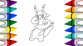 How To Color Stickystuck - Coloring Pages | Lilo & Stitch