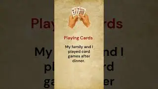 Playing Cards || Learn English! 🚀 #learnenglish #shorts #viral #viralshorts