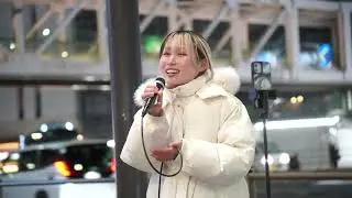 愛深「逢いたくていま/MISIA」cover 大阪から遠征路上ライブ