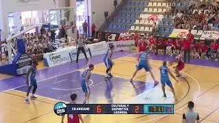 7'4 223 cm Center TJ Wright 23/24 EBA Highlights
