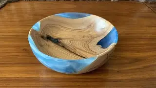 Wild Olive & Resin Bowl