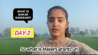Day -2 English learning with Kashish| Happy makar Sankranti to All |