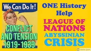 GCSE History Revision: The Abyssinian Crisis (League of Nations 4) #onehh
