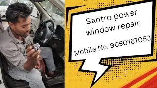 Santro power window repair # car repair 