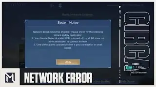 Network Boost Setting Error iOS 16.5 | Mobile Legends: Bang Bang