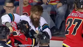 Brent Burns vs Garnet Hathaway Mar 7, 2016