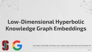 Low-Dimensional Hyperbolic Knowledge Graph Embeddings (ACL 2020)