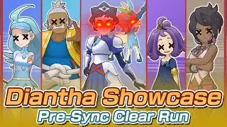 [Pokemon Masters EX] OFFTYPE PRE-SYNC CLEAR USING COSPLAY DIANTHA | Champion Stadium - Wave 60