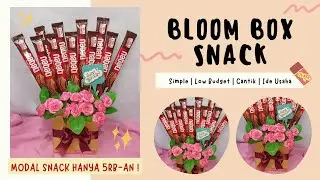 CARA MEMBUAT BLOOM BOX SNACK | SNACK BOX MURAH DAN CANTIK