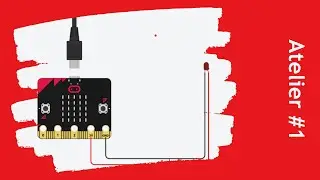 TP1 Allumer une LED #bricotech #microsoft #kids #tinkercad #microbit