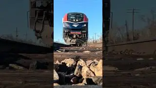 AMTK 336 runs over my GoPro while arriving in Hammond, LA