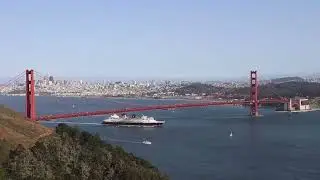 Disney Wonder Ship Horn leaving SF