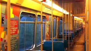 RET Metro rit in statief beeld (met 5236) Binnenhof-Alexander Rotterdam
