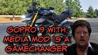 GoPro 9 with Media Mod on the 2021 Ducati Streetfighter