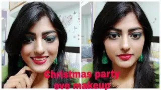 Christmas eve party makeup 2018🎅🏻🎅🏻II new year makeup💝💝