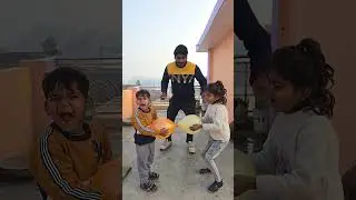 Daddy Solves Siblings Balloon Problem#s🤣🎈
