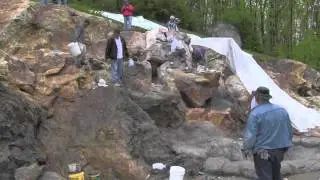 22' tall ledgefalls waterfall