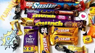 🦛💝lots of Candies ASMR #lotsofchoclates #lotsofcandies #ASMR #5star #candy  🍫🍫