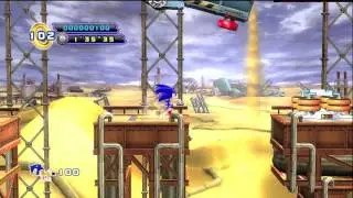 Sonic 4: Episode 2 OIL DESERT ZONE Act 3 - Red Ring Guide