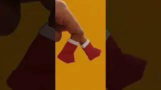 How to make origami Christmas stocking | Easy santa paper boot origami @Madebymagic