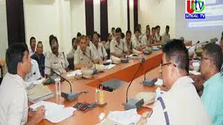 18 06 2018 UTV News Ganjam SP Review Meeting At Chatrapur