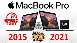 MacBook Battle:  2021 vs 2015  ⚡  Processing Speed Test