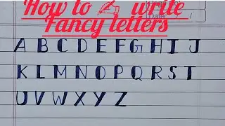 FANCY LETTERS#WRITE WITH ME 20
