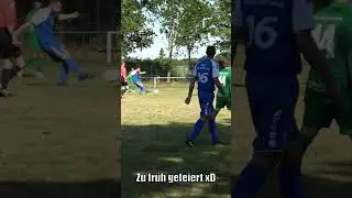 Zu fr&uuml;h gefeiert 🔊 #Fu&szlig;ball #Kreisliga #Fan #Chance #Fernschuss #Short #Shorts