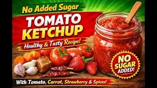 Worlds healthiest Tomato Ketchup by My Papa's Kitchen | No Added Sugar Tomato Ketchup at Home