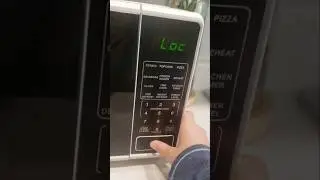 Door-locking system on a Mainstays microwave