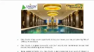 Cleo County Noida - Call us @ 09999561111 || Uniconproperty||