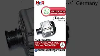 High-Quality ALTERNATOR 150A 14V For Mercedes C-CLASS W203 W204 E-CLASS W212 0009067902