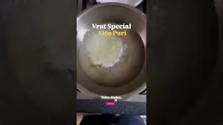Ep:3 (Vrat wali PURI) (fasting recipes) of #series 2😍 ALOO PURI😋 #shorts