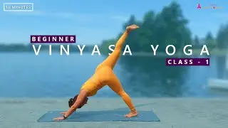 15 Minutes Vinyasa Yoga for Power and Vinyasa Yoga for Strength | Indian yoga girl