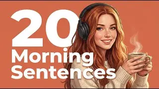 20 Morning Sentences in English | Start Your Day Right | Slow English Podcast for Beginners