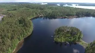 Annikinniemi, Vekaransalmi ilmakuva