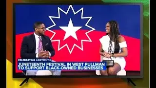 Check out Cam Brown's interview with ABC7! Juneteenth Festival Saturday!