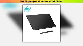 Huion HS64 6x4 Inch Graphics Tablet Ultrathin Drawing Tablet PW100 Battery-Free Pen Tablet