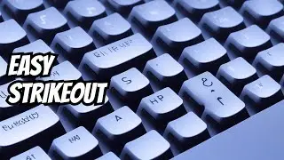 Keyboard shortcut: How to apply or remove Strikethrough