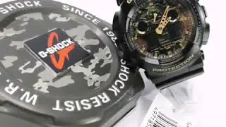 Casio G-Shock GA-100CF-1A9DR Camouflage Men's Watch by SALE Hunter