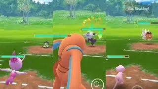 TRIPLE Mythical Pokemon Team In Great League In Pokemon Go.