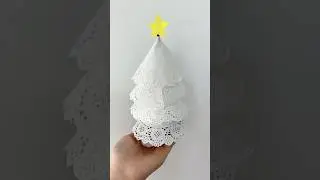Cute Paper Christmas Tree 🎄 #diy #papercraft #handmade #giftideas
