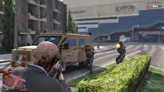 GTA V Madrazo Boys Shootout + 10 Star Rampage Escape [R.D.E. 4.1.3]